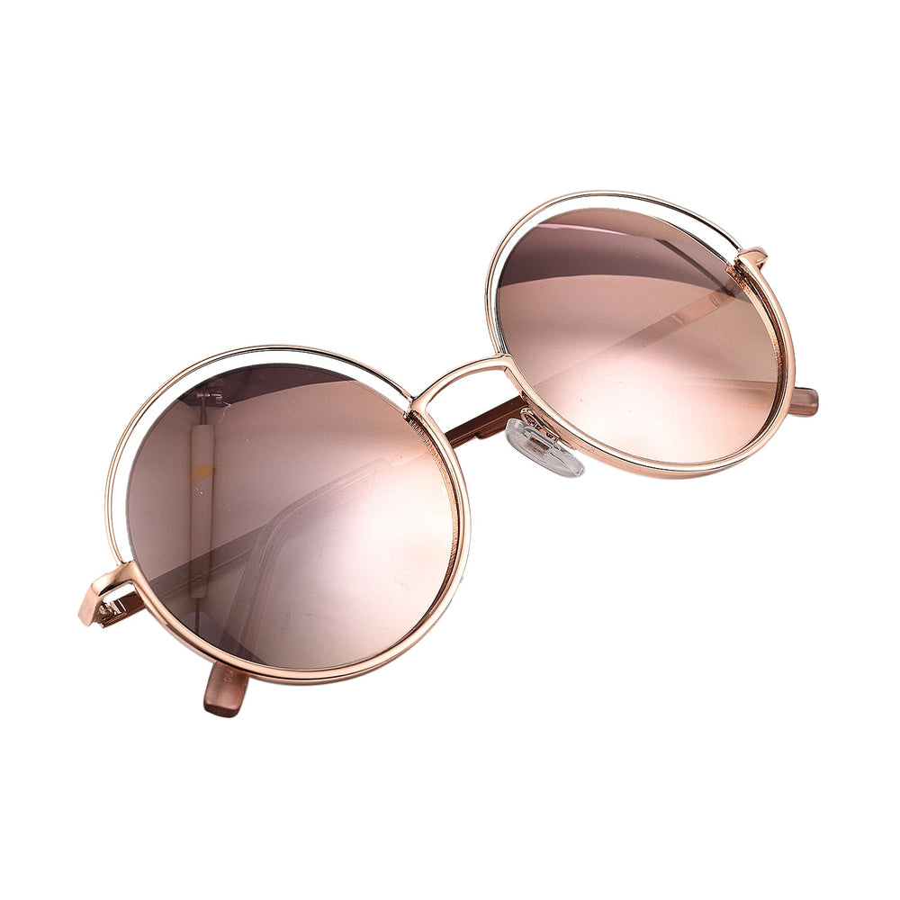 GUESSS Women Round Sunglasses - Gold