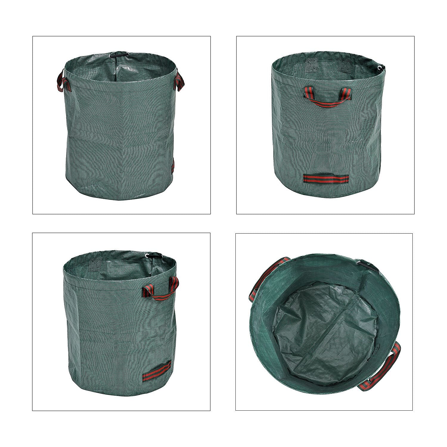 3x Super Tough Garden Rubbish Bags (80 Lt) with Firm Lip, PLUS Robust Gloves
