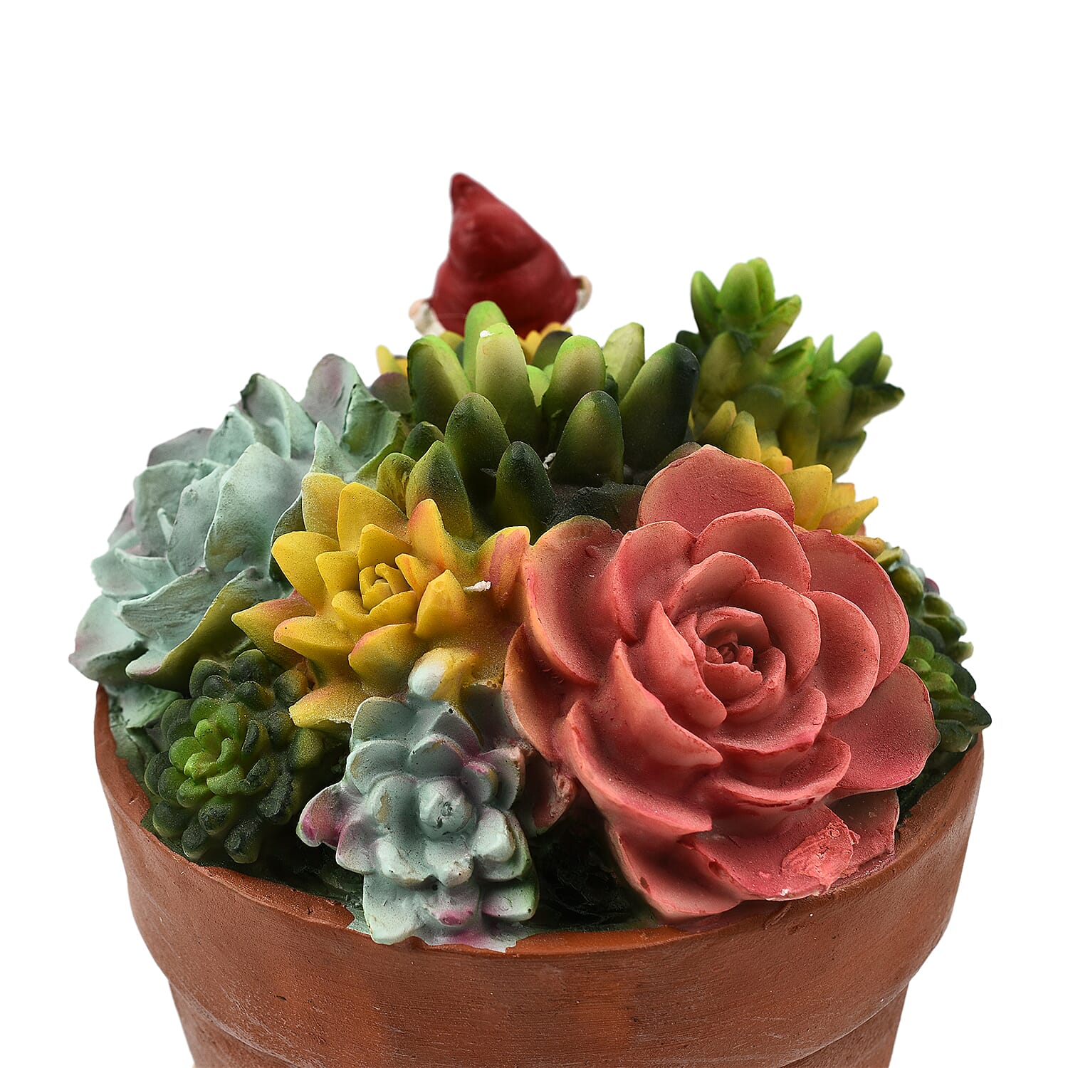 Garden Succulent Gnome House (Size 18x15x13 cm) - Multi