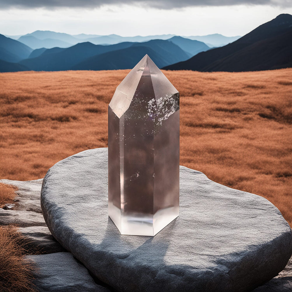 Gem Treasures - Clear Quartz Point 100 cts.