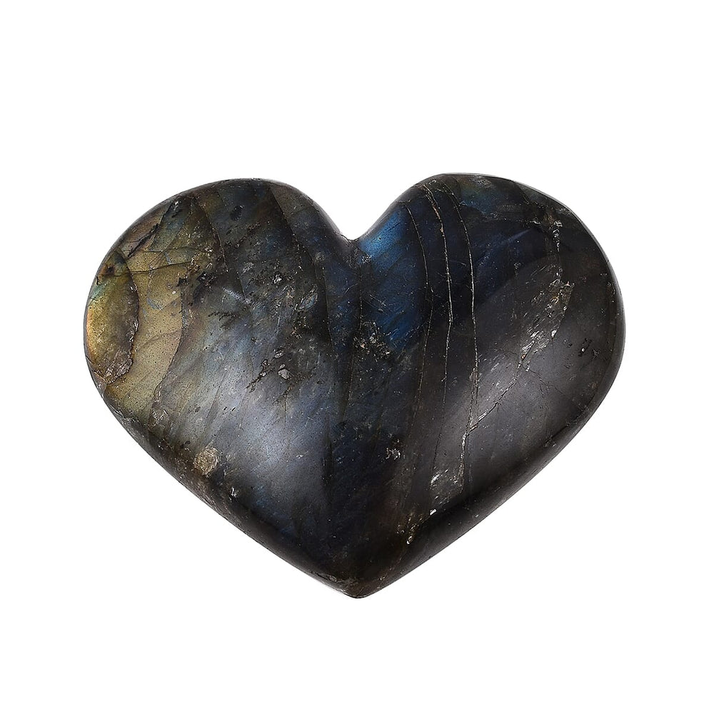 Gem Treasures - Labradorite Heart (4-5 Cm)