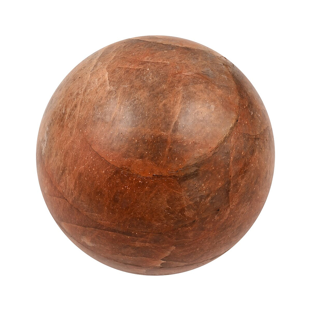 Gem Treasures - Peach Moonstone Sphere (2-3 inch) - Approx. 1400 Ct