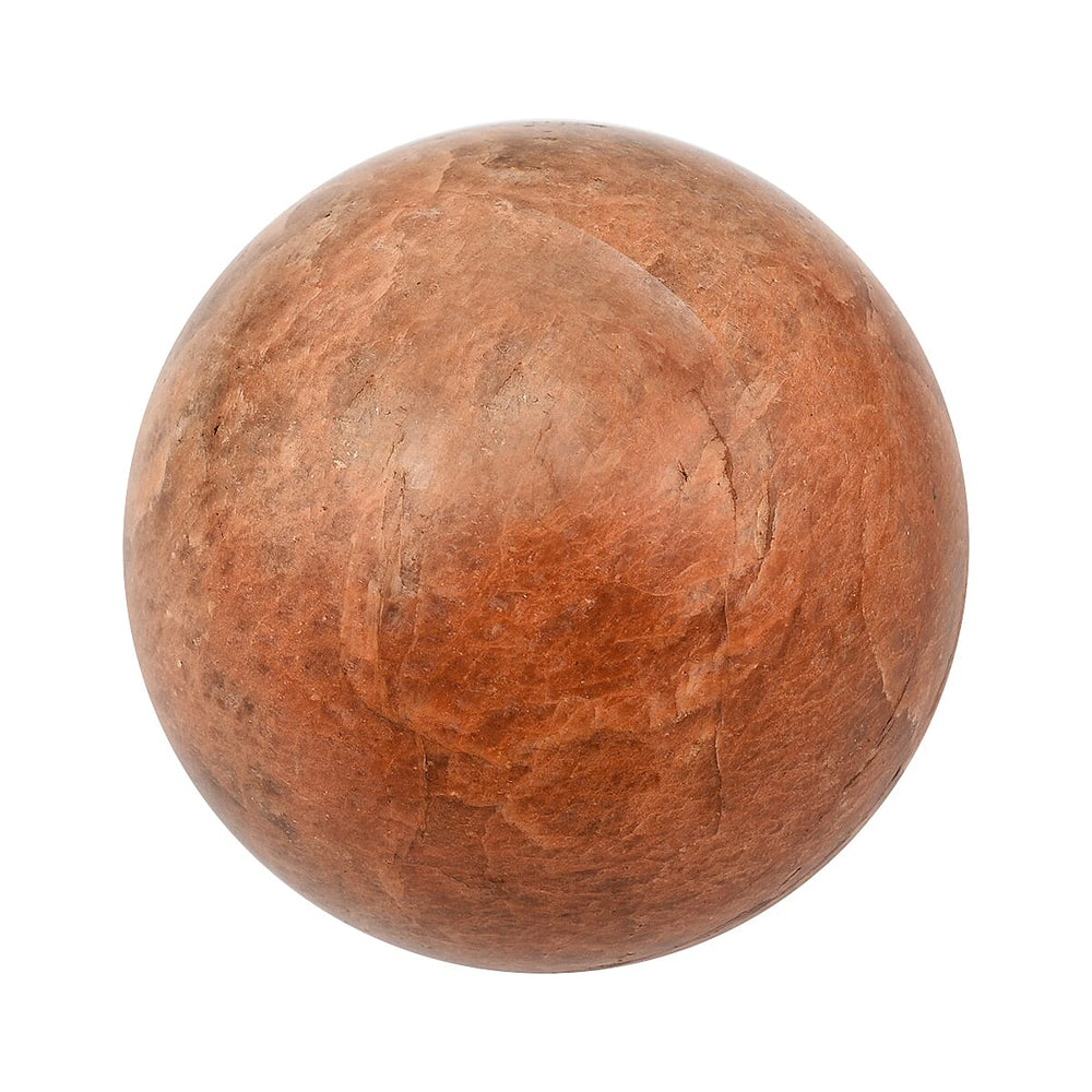 Gem Treasures - Peach Moonstone Sphere (2-3 inch) - Approx. 1400 Ct