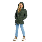 Hazel Charlotte West Autumn Winter Jacket (Size 10) - Khaki