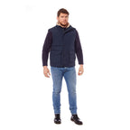 Gents Logan Warm Padded Multi Pocket Gilet (Size L) - Navy