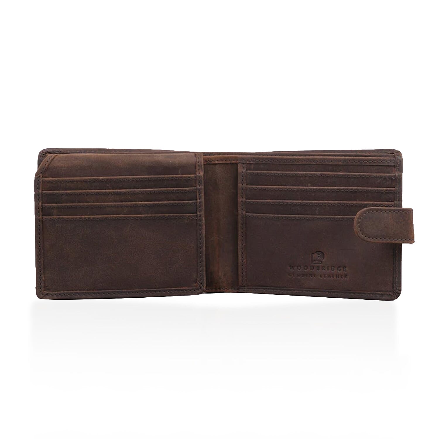 Genuine Leather Classic Everyday Essential RFID Wallet - Brown