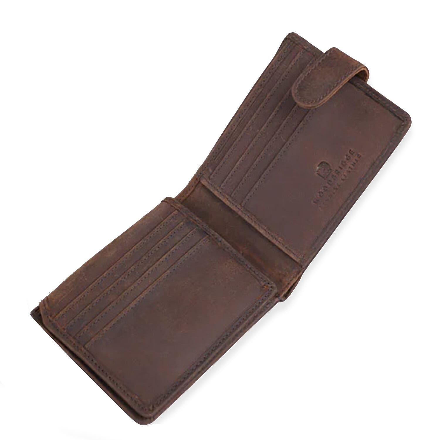 Genuine Leather Classic Everyday Essential RFID Wallet - Brown