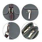 New Fall Collection- Genuine Leather Crossbody Bag with Shoulder Strap -  Olive