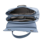 Genuine Leather Crossbody Bag (Size 25x11x22 cm) - Blue