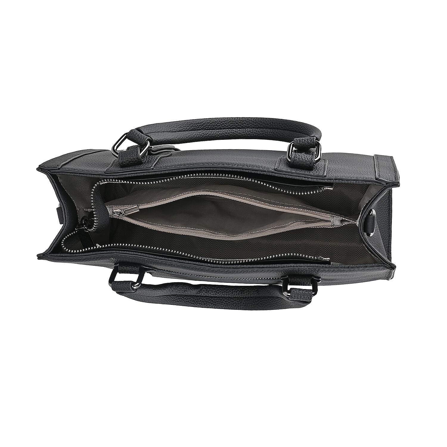 BLACK FRIDAY DOORBUSTER - Leather Crossbody HandBag - Black