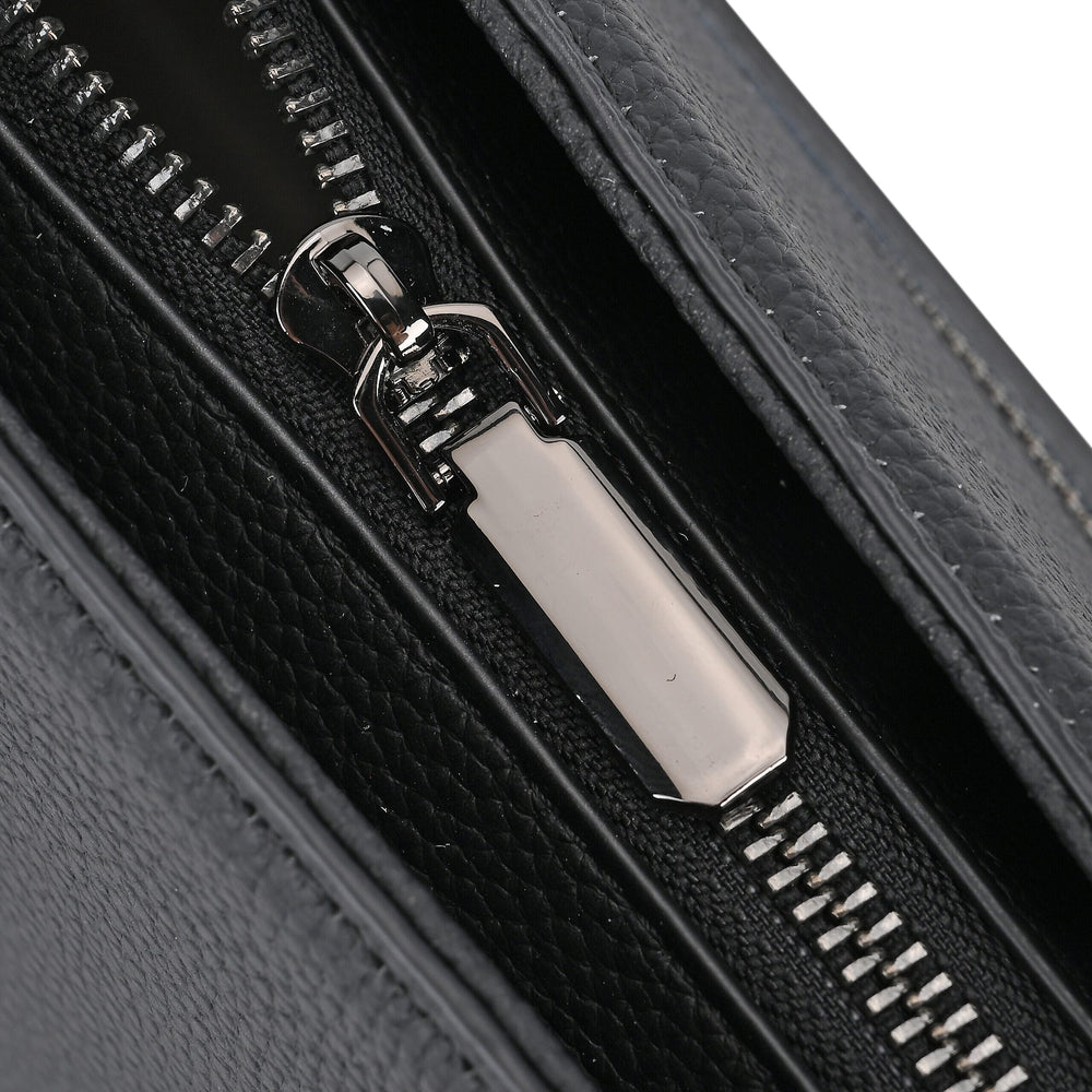 BLACK FRIDAY DOORBUSTER - Leather Crossbody HandBag - Black
