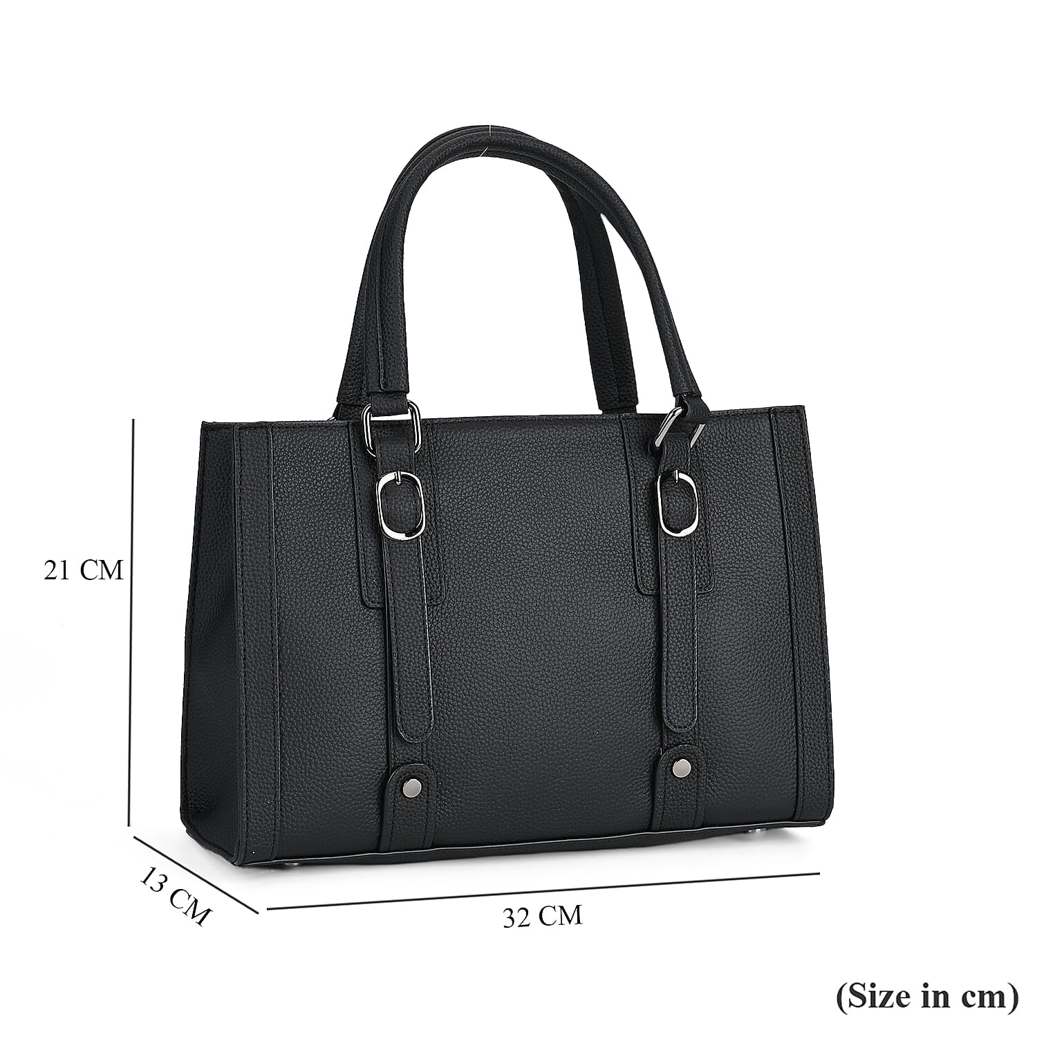 BLACK FRIDAY DOORBUSTER - Leather Crossbody HandBag - Black