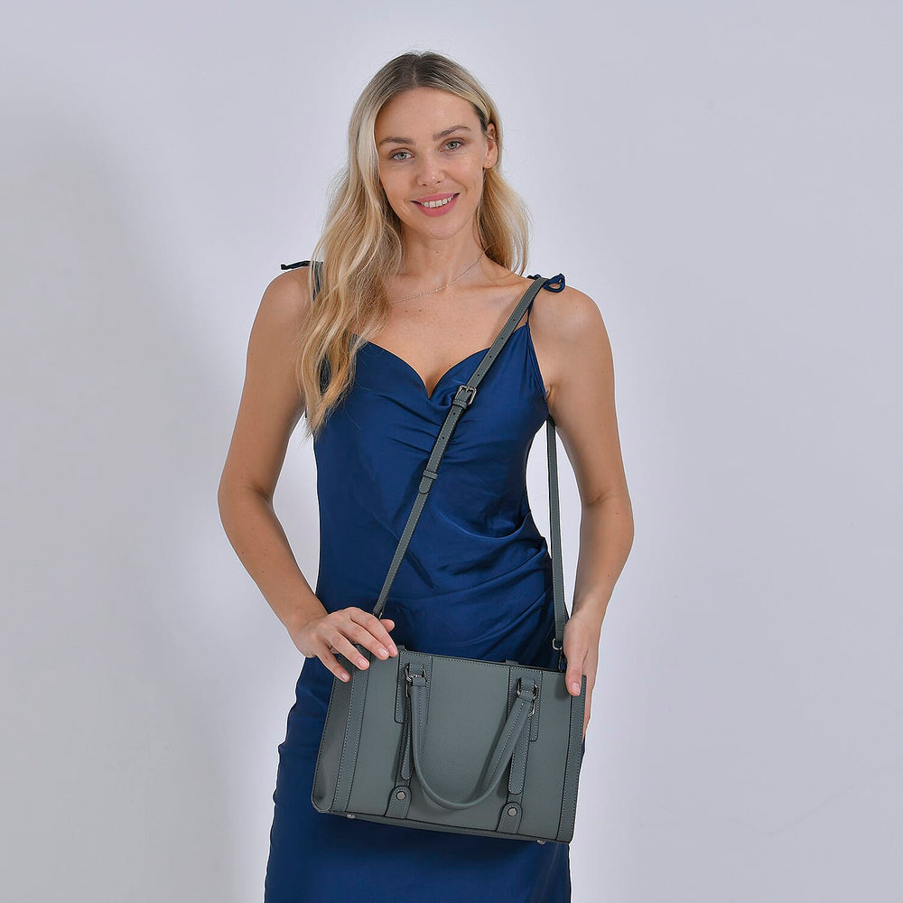 BLACK FRIDAY DOORBUSTER - Leather Crossbody HandBag - Green