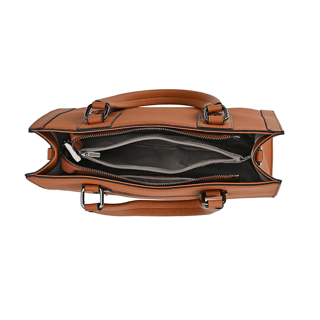 BLACK FRIDAY DOORBUSTER - Leather Crossbody HandBag - Tan