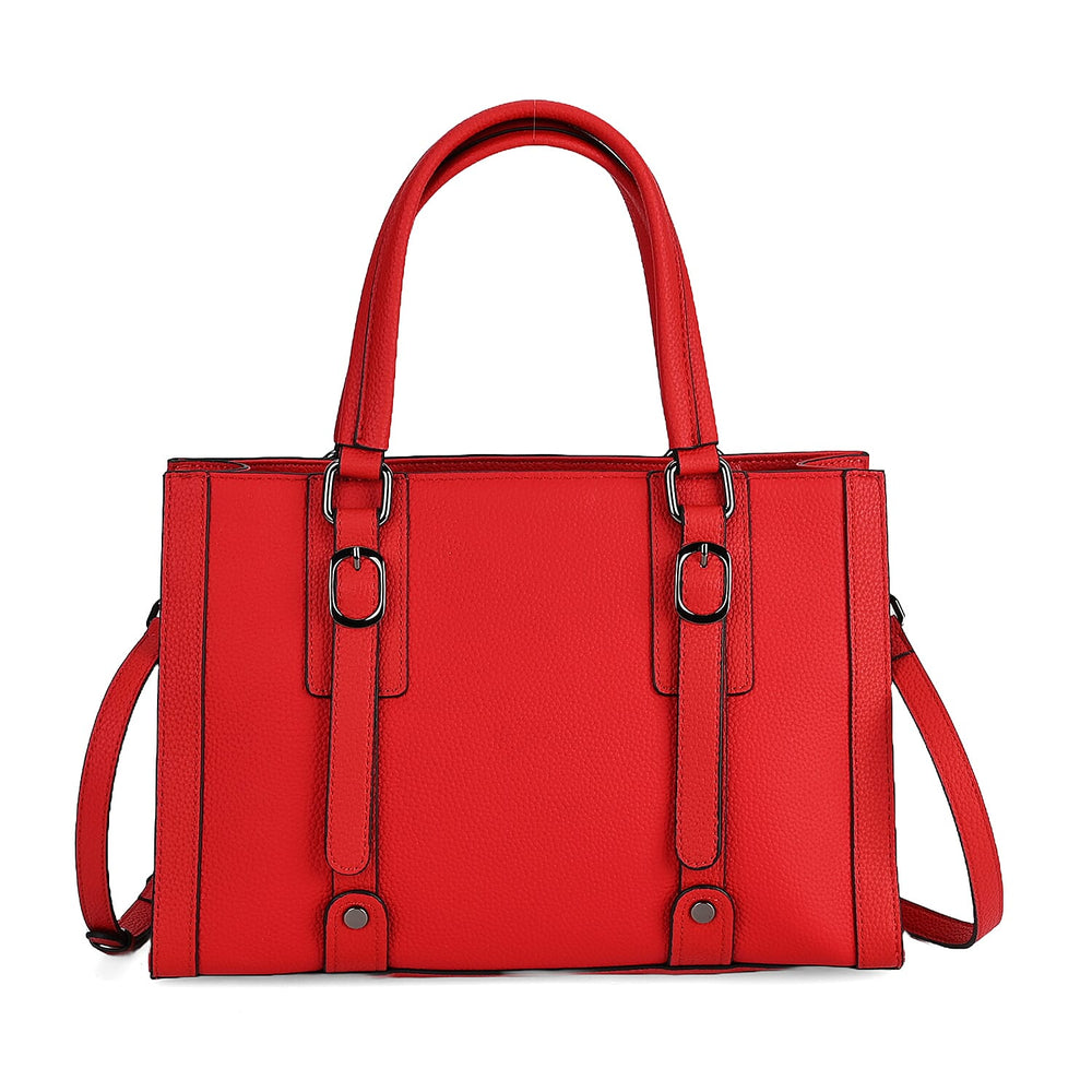 BLACK FRIDAY DOORBUSTER - Leather Crossbody HandBag - Red
