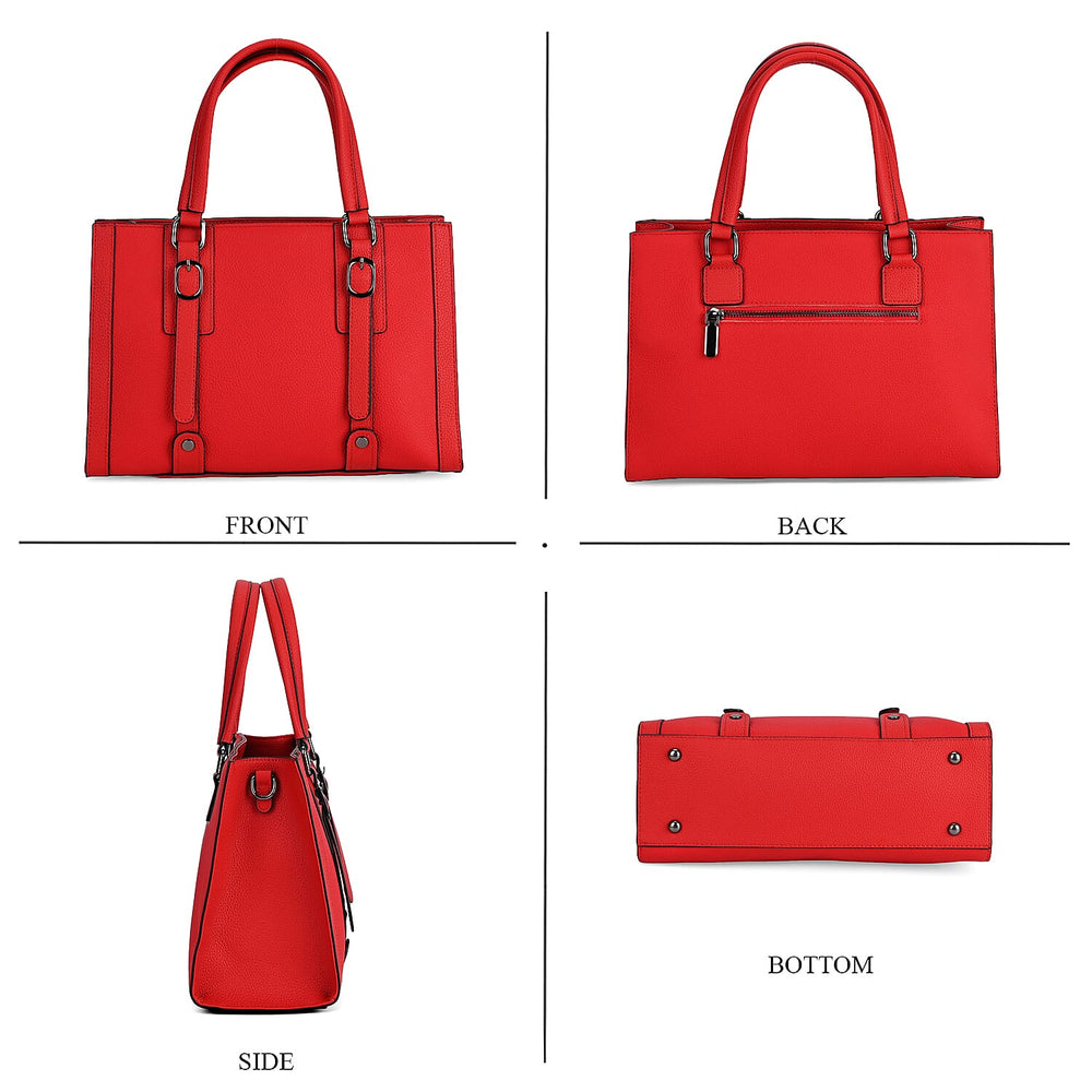 BLACK FRIDAY DOORBUSTER - Leather Crossbody HandBag - Red