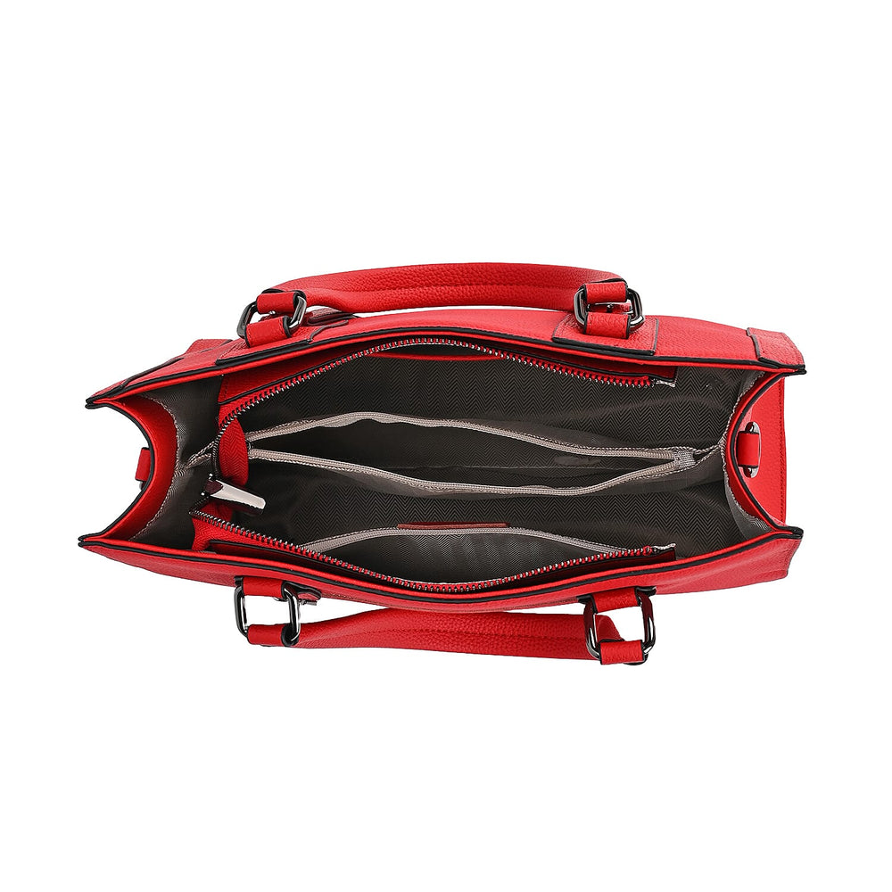 BLACK FRIDAY DOORBUSTER - Leather Crossbody HandBag - Red