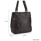 One Time CloseOut-Genuine Leather Tote Bag (Size 30x10x33 cm) - Brown