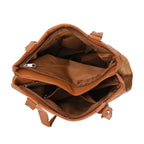 Genuine Leather Tote Bag (Size 30x10x33 cm) - Camel