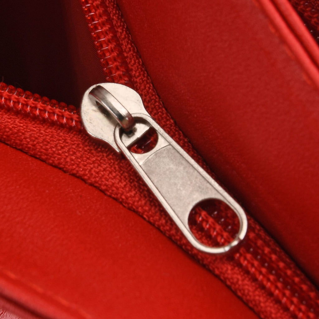 Genuine Leather Patchwork Tote Bag (Size 30x10x33 cm) - Red