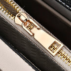Genuine Leather Patterned Crossbody Bag (Size 27x11x22 cm) - Multi