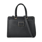Designer Closeout - Genuine Leather Crossbody Bag With Handle Drop  (Size28x13x21 Cm) - Black