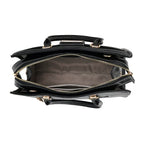 Designer Closeout - Genuine Leather Crossbody Bag With Handle Drop  (Size28x13x21 Cm) - Black
