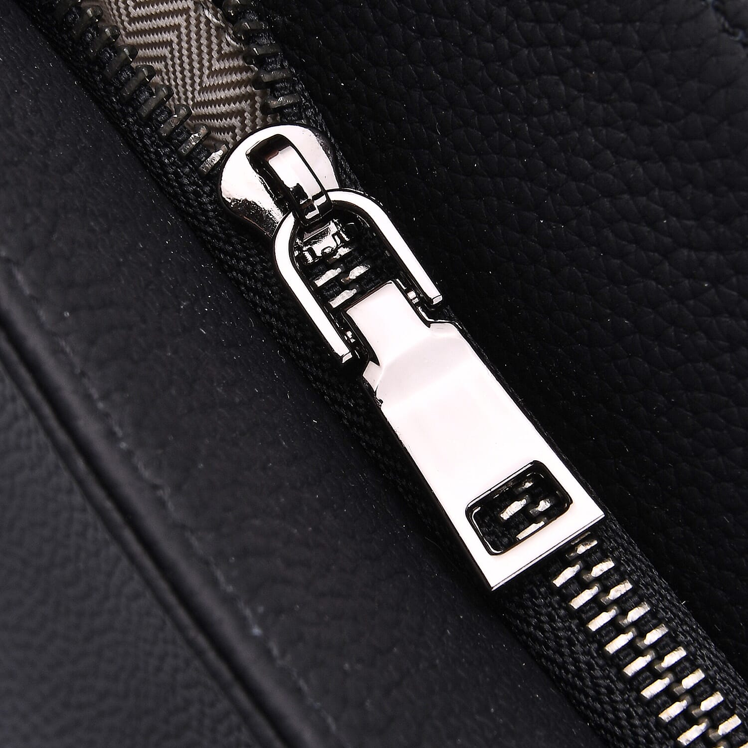 Genuine Leather Solid Crossbody Bag (Size 35x10x33 cm) - Black & Pink