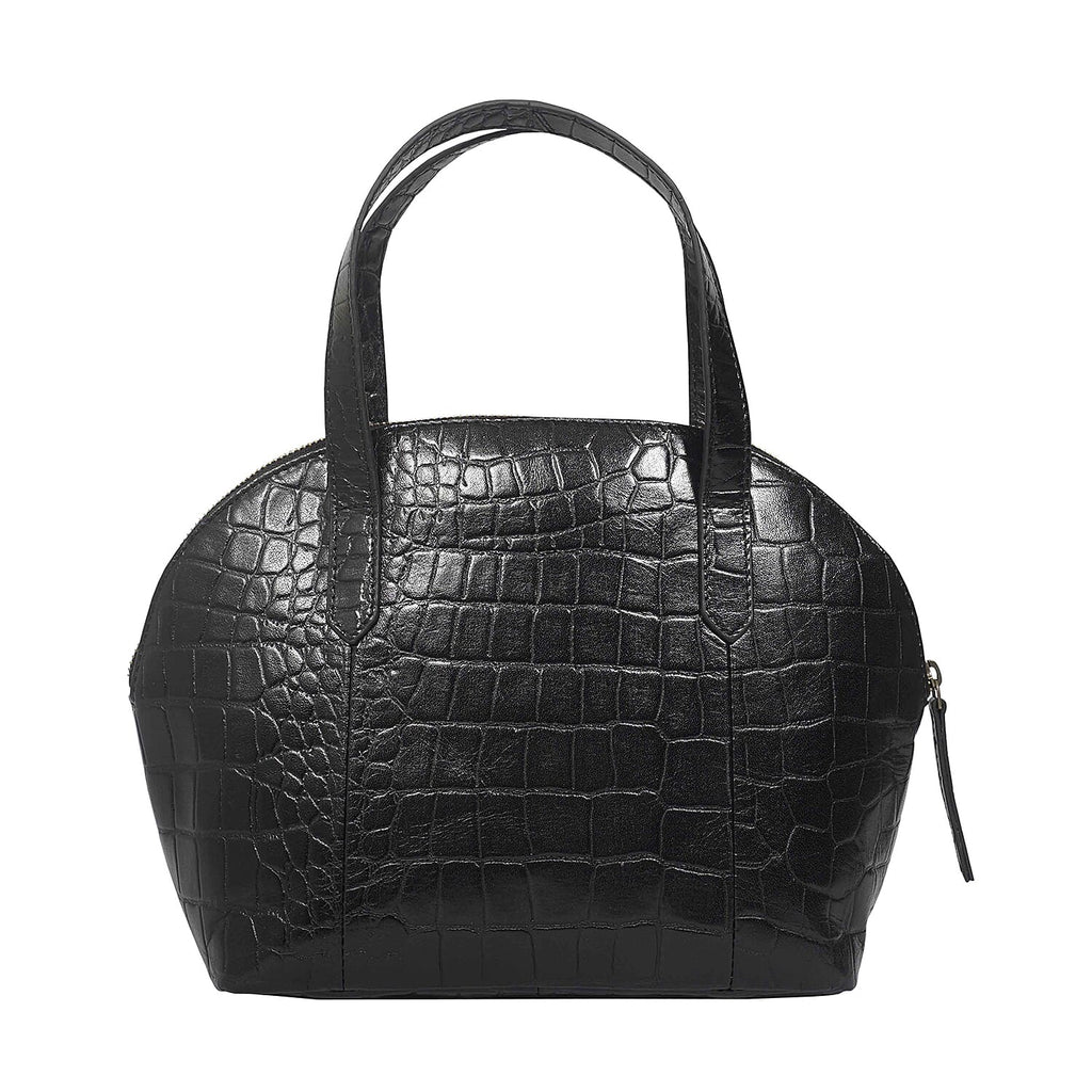 Assots London Cheryl Genuine Leather Tote Bag - Black