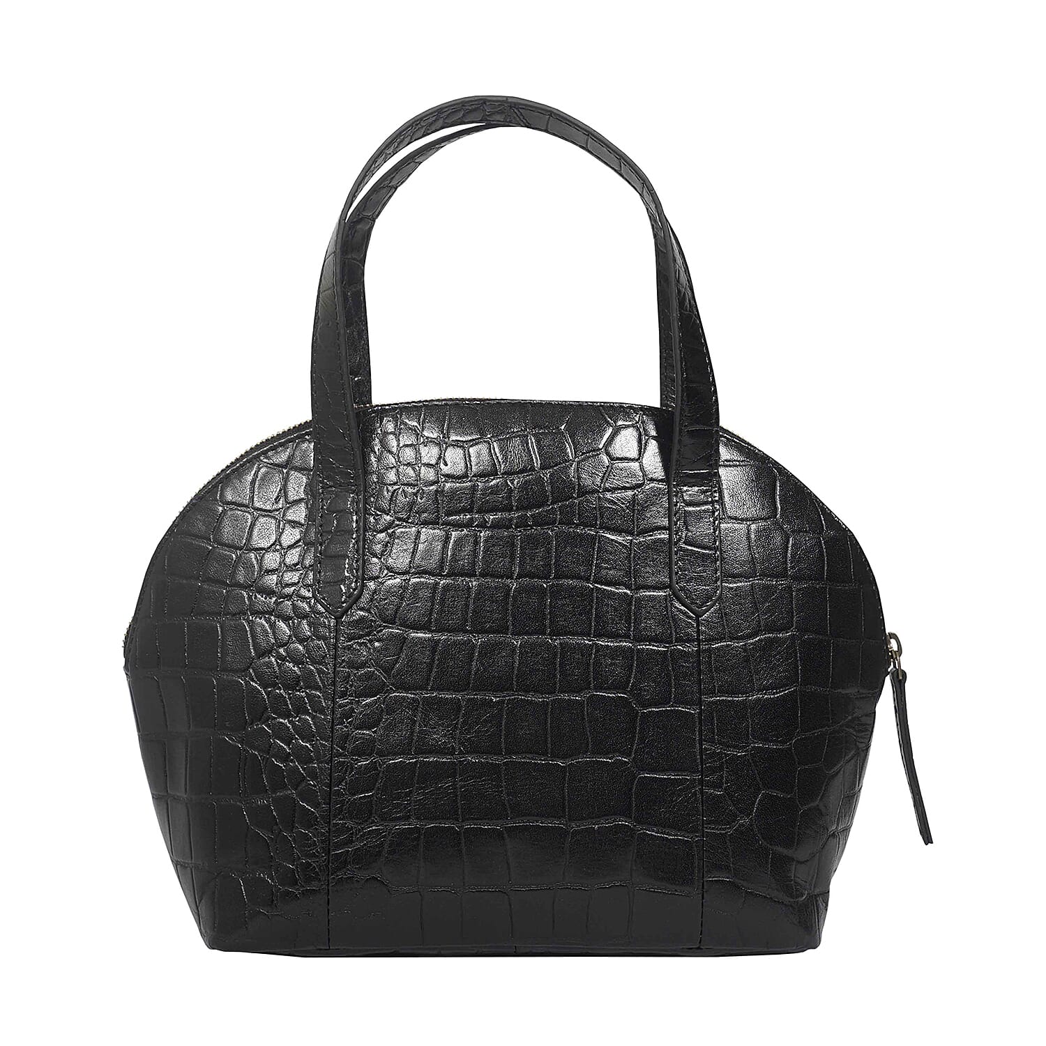 Assots London Cheryl Genuine Leather Tote Bag - Black