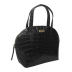 Assots London Cheryl Genuine Leather Tote Bag - Black