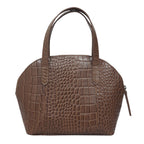 Assots London Cheryl Genuine Leather Tote Bag - Tan