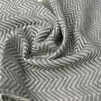 Gift Box with Leather Gloves and Merino Wool Scarf - Black - Grey