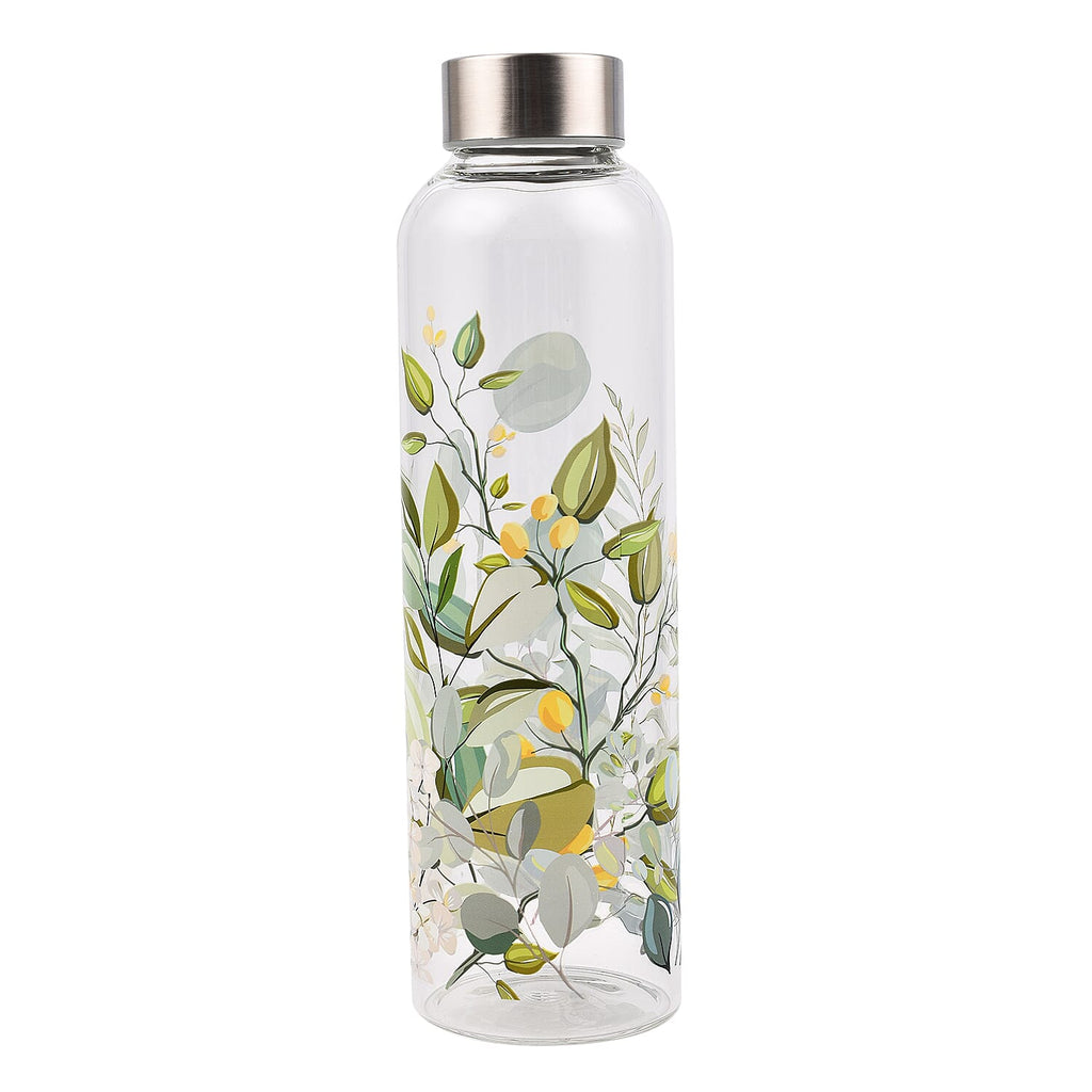 Glass Drinking Bottle (570ml) - Yellow