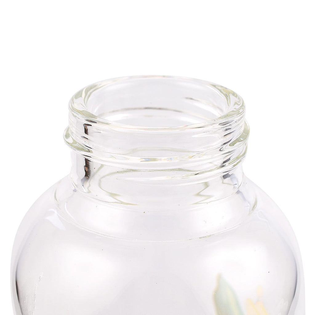 Glass Drinking Bottle (570ml) - Yellow