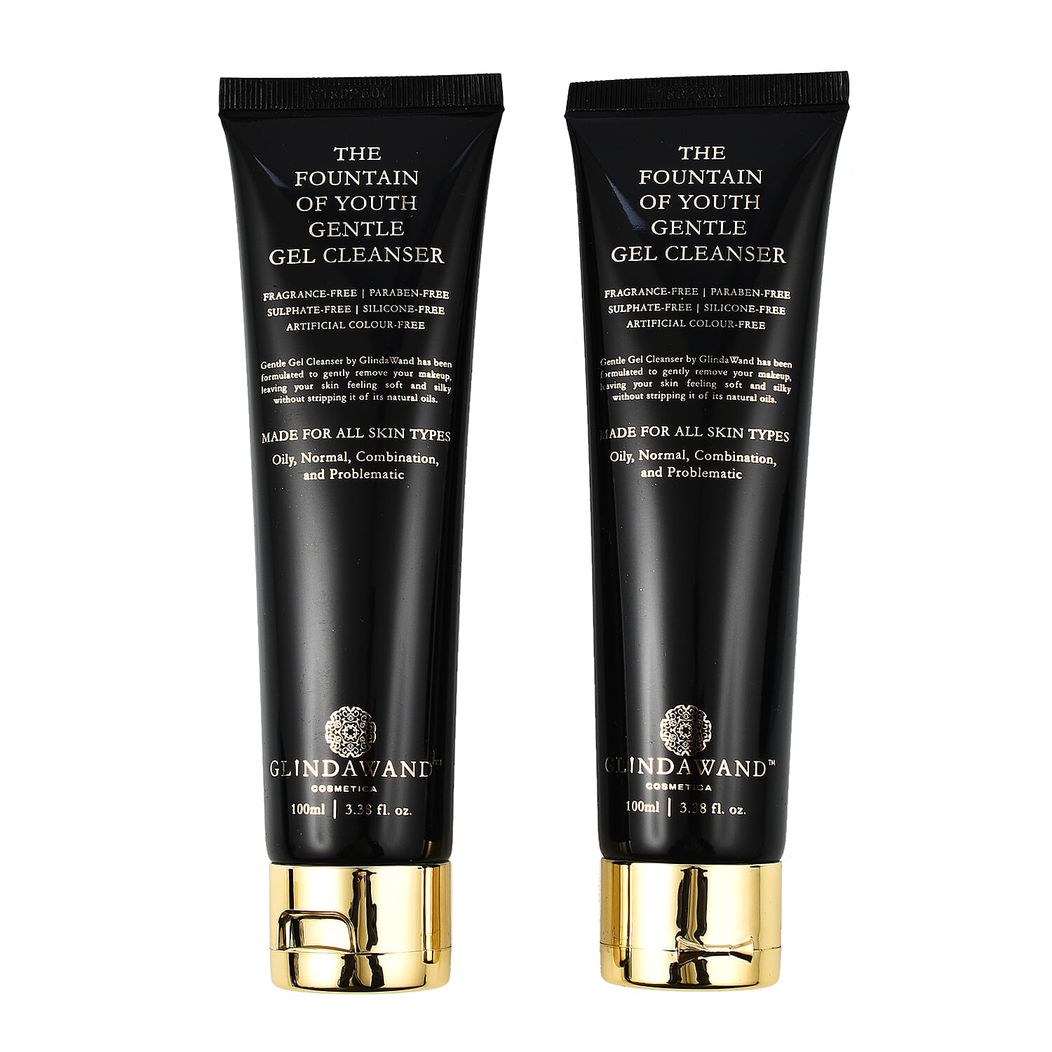 GlindaWand Gentle Gel Cleanser, Two for the Price of One