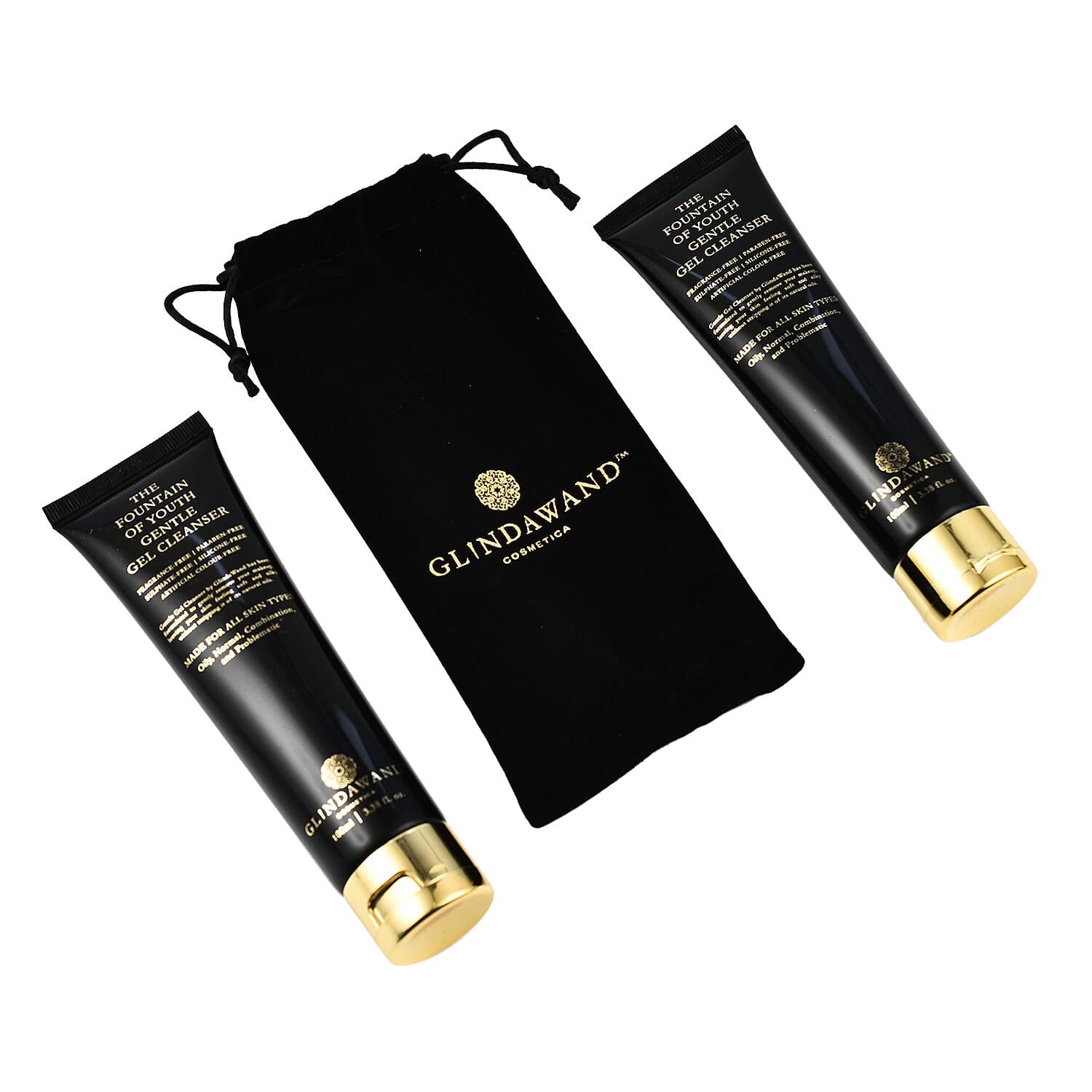 GlindaWand Gentle Gel Cleanser, Two for the Price of One