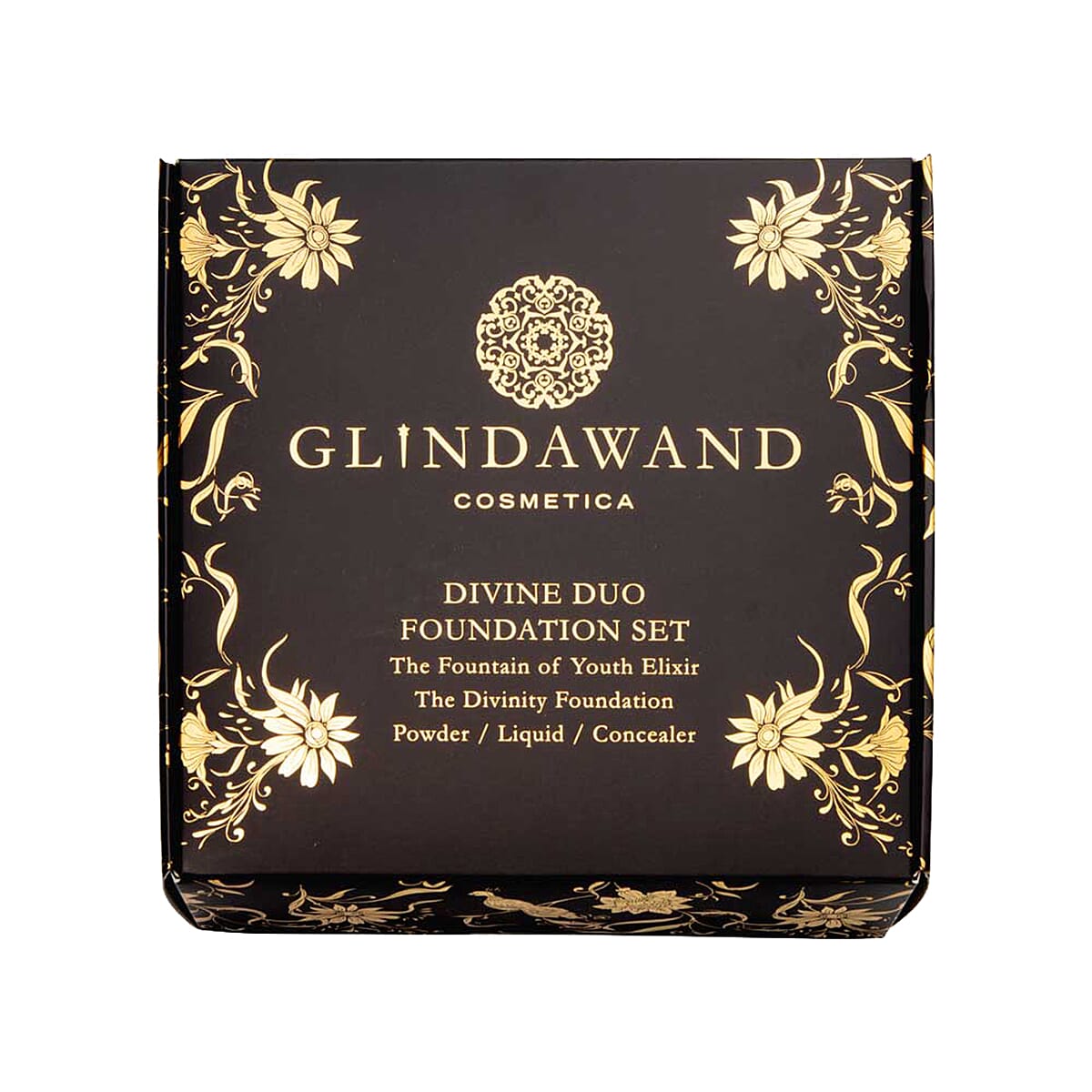 GlindaWand- Duo Gift Box (Incl. Fountain of Youth Elixir - 25ml & Divinity Foundation - 10G) - Almond