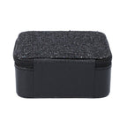 Travel Jewelry & Accessories Box with Removable Sections - Black
