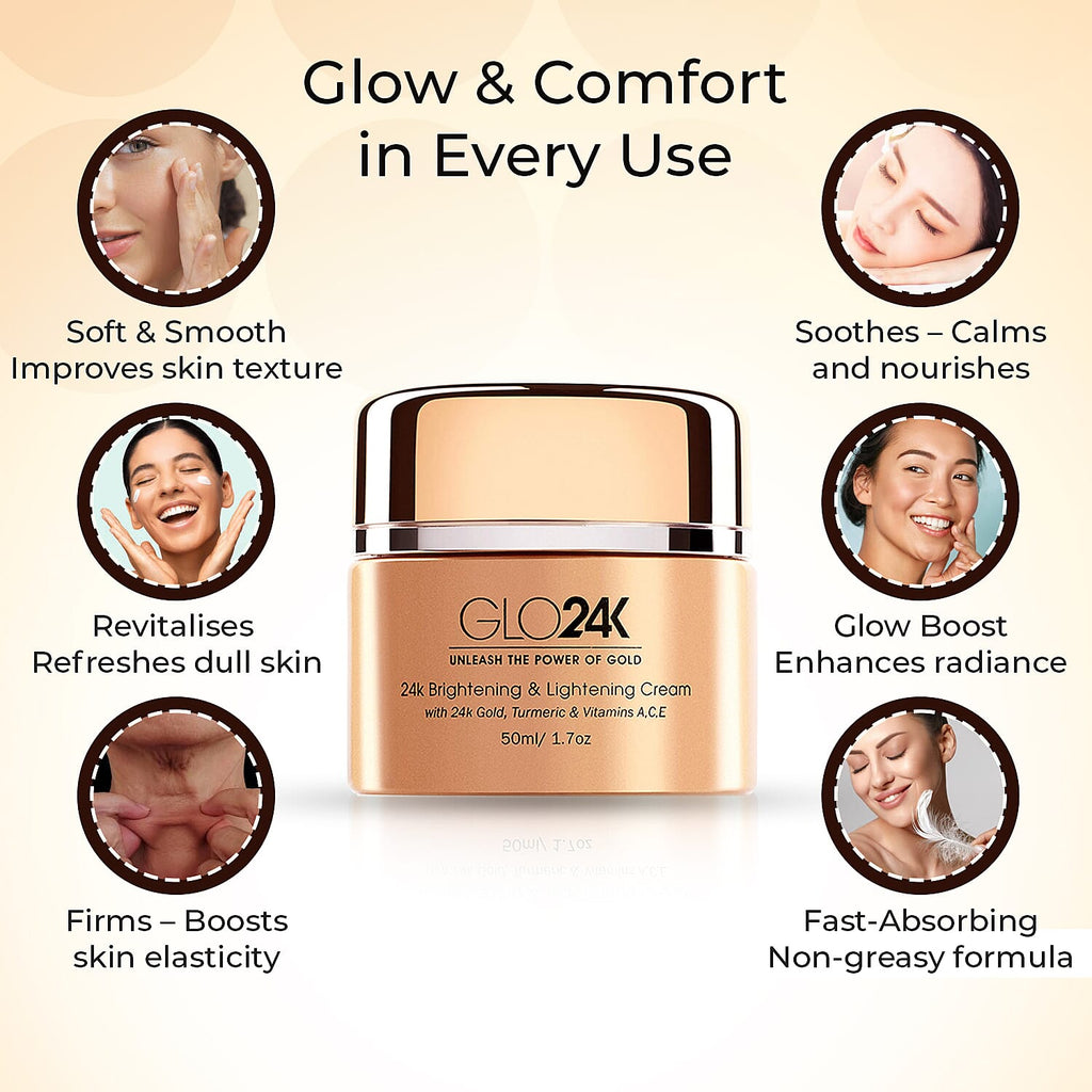 Glo24K 24k Brightening & Lightening Cream