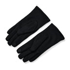 Cashmere Gloves with Rhinestone -Black