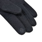 Cashmere Wool Winter Gloves - Black