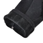 Cashmere Wool Winter Gloves - Black