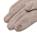 70% Cashmere Gloves- Khaki & Grey