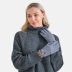 Winter Must-Have - Cashmere Touch Screen Gloves - Grey