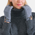 Winter Must-Have - Cashmere Touch Screen Gloves - Grey