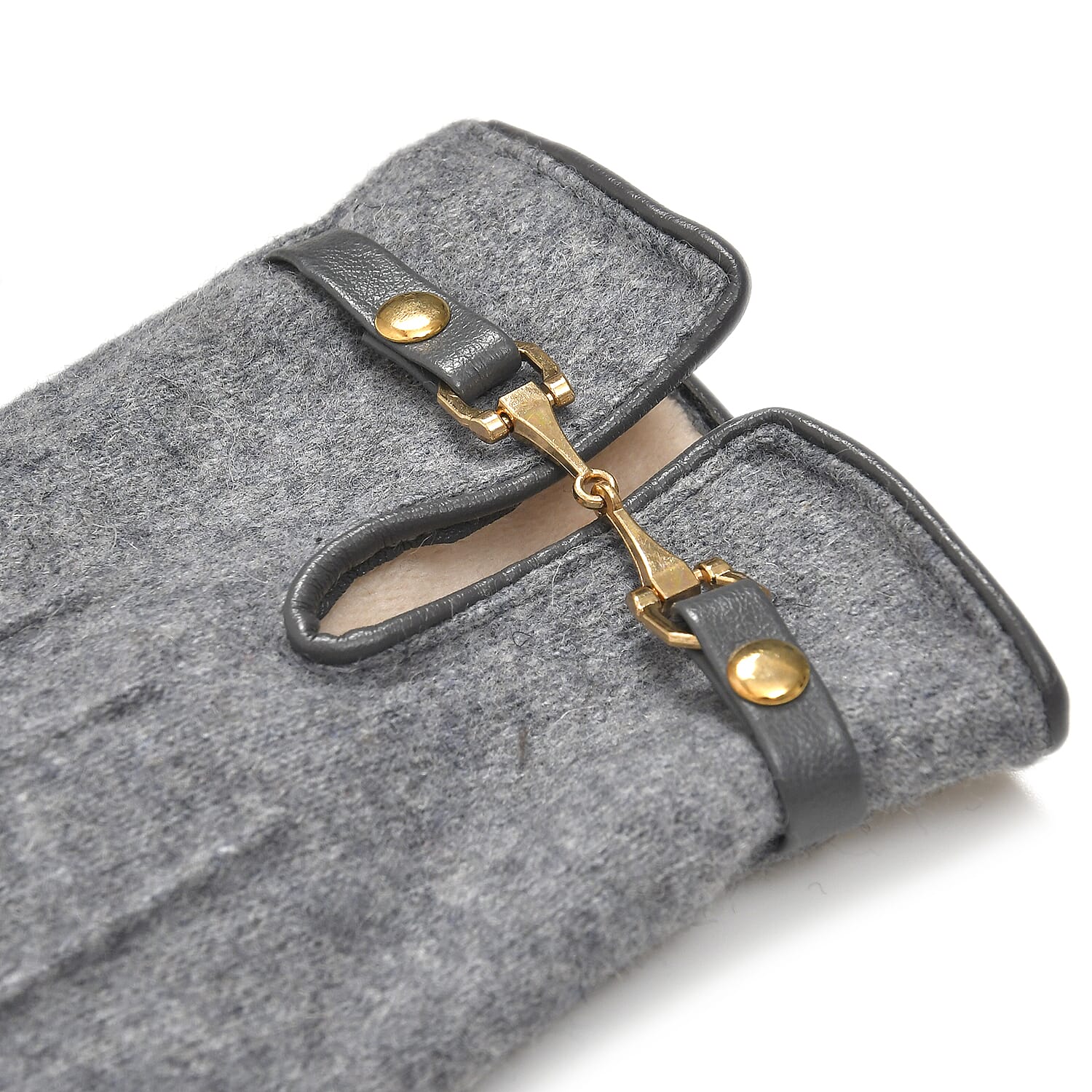 Winter Must-Have - Cashmere Touch Screen Gloves - Grey