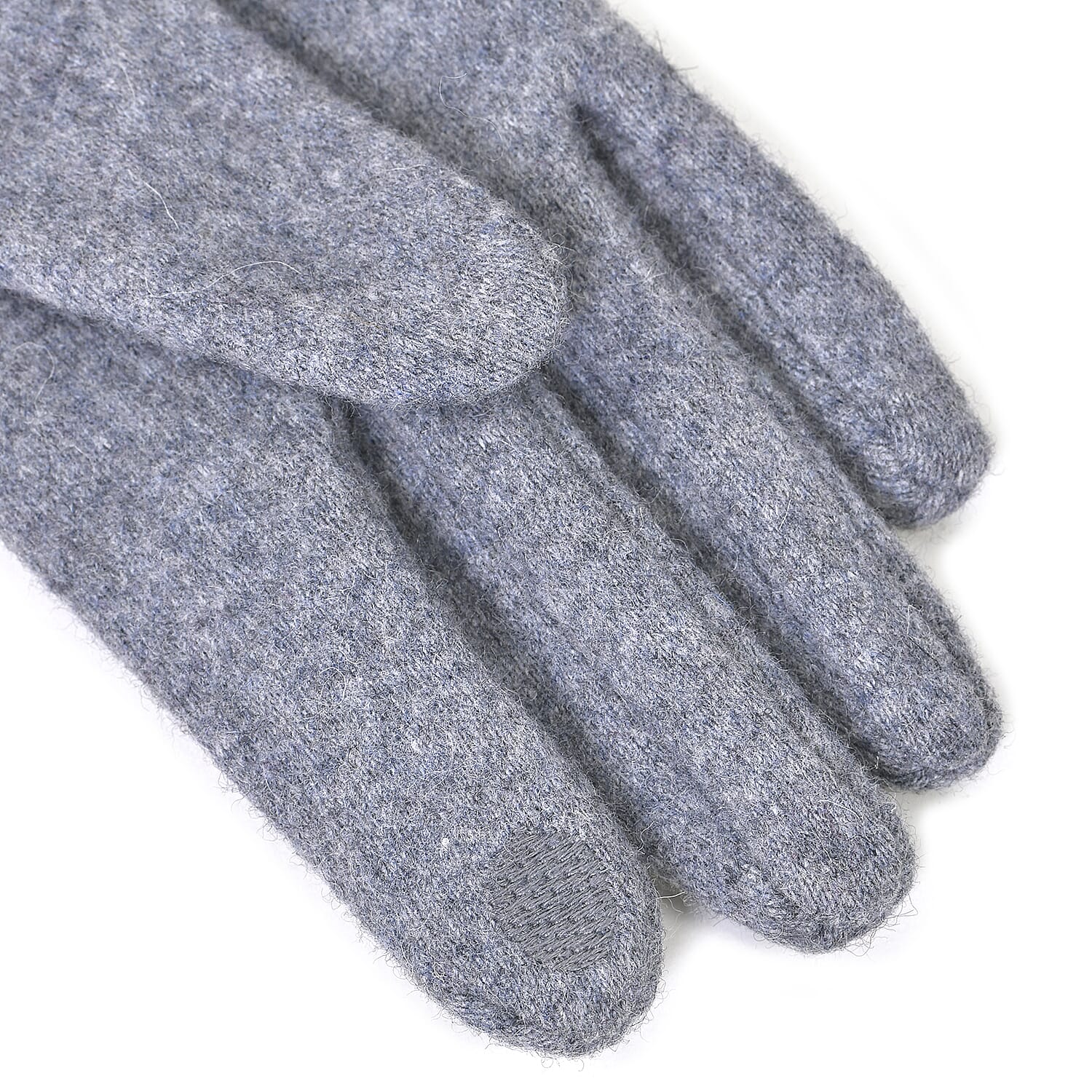 Winter Must-Have - Cashmere Touch Screen Beaded Gloves - Grey