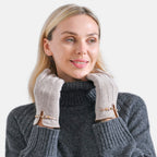 Winter Must-Have - Cashmere Touch Screen Gloves - Khaki
