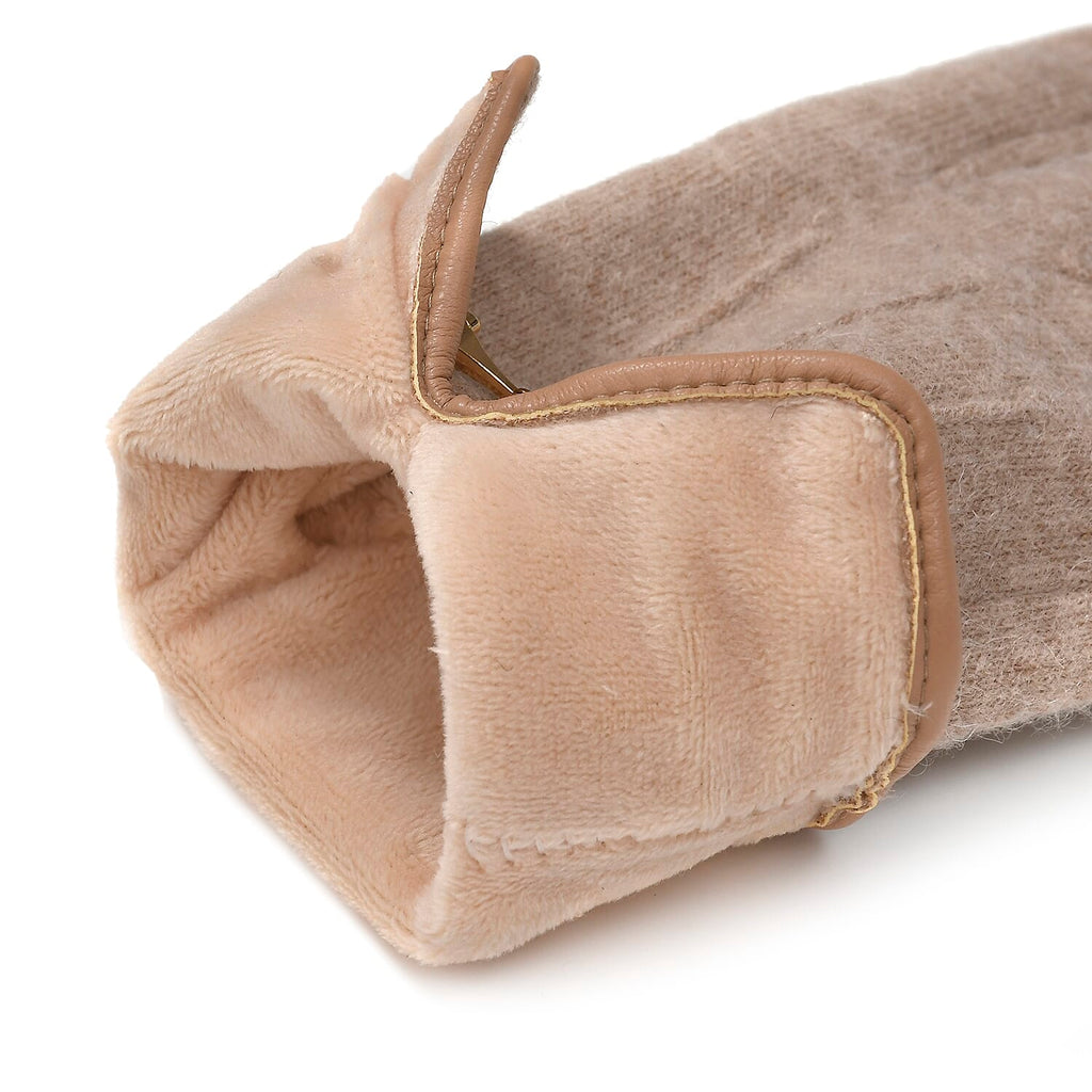 Winter Must-Have - Cashmere Touch Screen Gloves - Khaki
